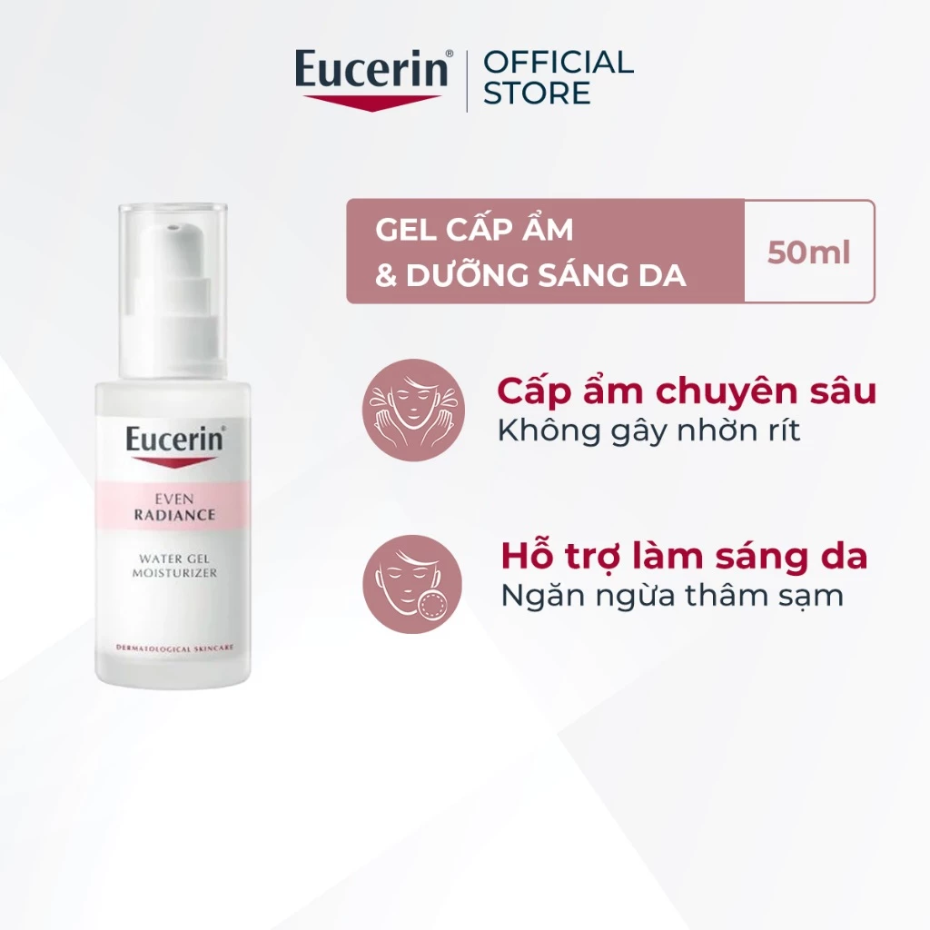 Gel cấp ẩm và dưỡng da sáng Eucerin Even Radiance Water Gel Moisturizer 50ml/chai