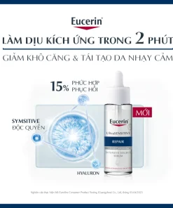 Alternative view of Tinh chất phục hồi & tái tạo da nhạy cảm Eucerin UltraSENSITIVE Repair Serum 30ml