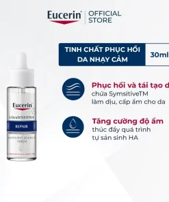 Tinh chất phục hồi & tái tạo da nhạy cảm Eucerin UltraSENSITIVE Repair Serum 30ml
