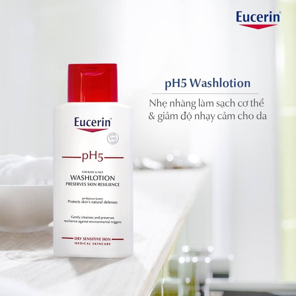 Sữa Tắm Cho Da Nhạy Cảm Eucerin pH5 Sensitive Skin Washlotion