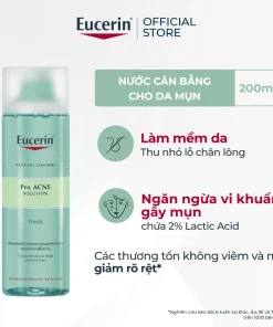 Nước cân bằng cho da nhờn mụn Eucerin Pro Acne Toner 200ml